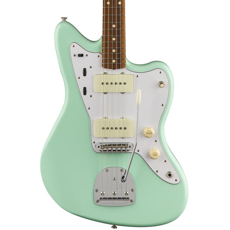 Fender 60s Jazzmaster Lacquer Electric Guitar, Pau Ferro Fingerboard, Surf Green