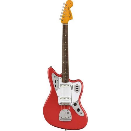 Fender 60s Jaguar 6-String Electric Guitar, Pau Ferro Fingerboard, Fiesta Red