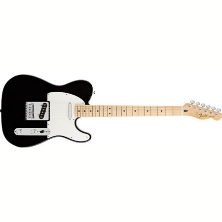 Fender Standard Telecaster Electric Guitar, Maple Fingerboard, No Bag, Black