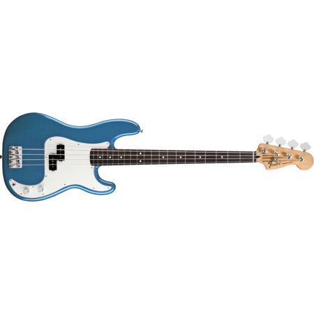 Fender Standard Precision Bass Guitar, Rosewood Fingerboard, Lake Placid Blue
