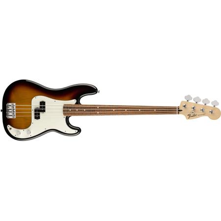 Fender Standard Precision Bass Electric Guitar, Pau Ferro, Brown Sunburst
