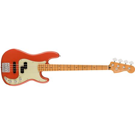 Fender Player Plus Precision Bass Electric Guitar, Fiesta Red