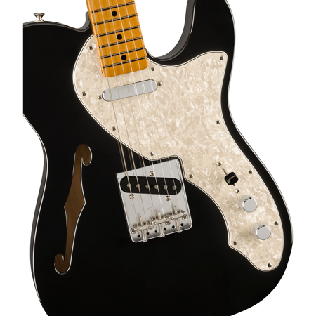 Fender Vintera II '60s Telecaster Thinline Electric Guitar, Black