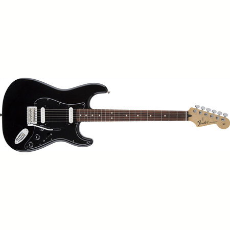 Fender Standard Stratocaster HH Electric Guitar, Rosewood Fingerboard, Black