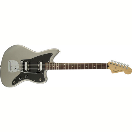 Fender Standard Jazzmaster HH Electric Guitar, Rosewood Fingerboard,Ghost Silver