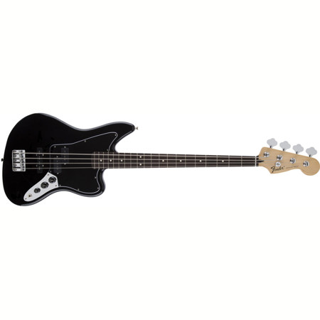 Fender Standard Jaguar Bass Guitar, Rosewood Fingerboard, Black