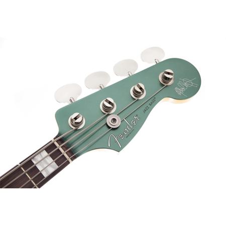 Fender Adam Clayton Jazz Electric Bass Guitar, Rosewood, Sherwood