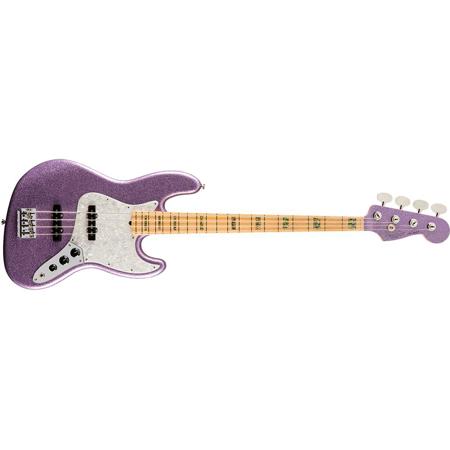 Fender Limited Edition Adam Clayton Jazz Bass Electric Guitar, Purple Sparkle
