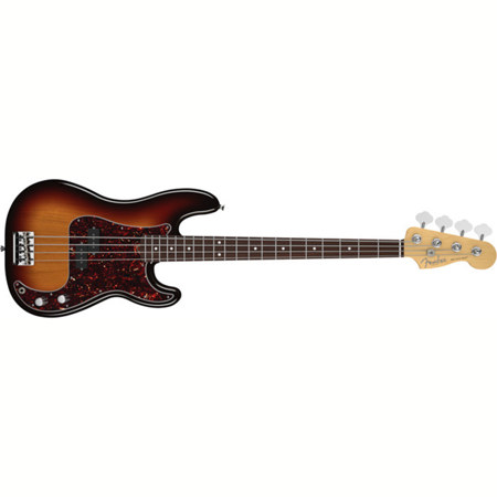 Fender American Standard Precision Bass Guitar, 3-Color Sunburst