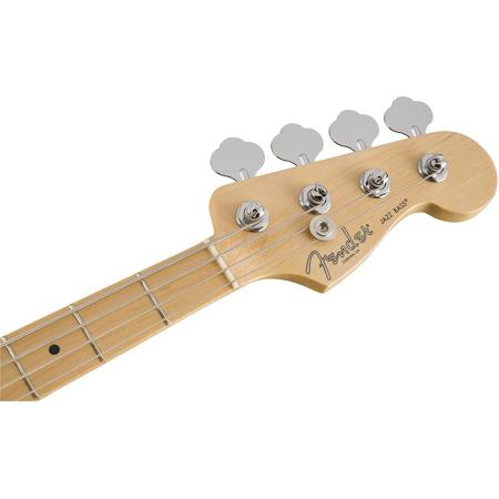 Fender American Professional Jazz Bass Electric Guitar, Maple, Natural