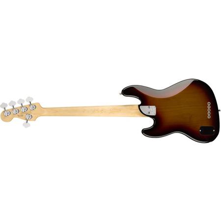 Fender American Elite JAZZ BASS V Ebony Fingerboard, 3 Tone Sunburst