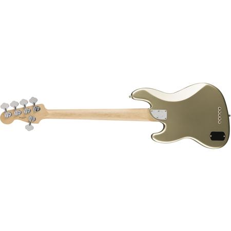 Fender American Elite Jazz Bass V 5-String Electric Guitar, Maple
