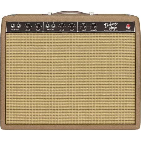 Fender American Vintage '62 Deluxe 20W 1x12" Guitar Combo Amplifier, Brown and Wheat