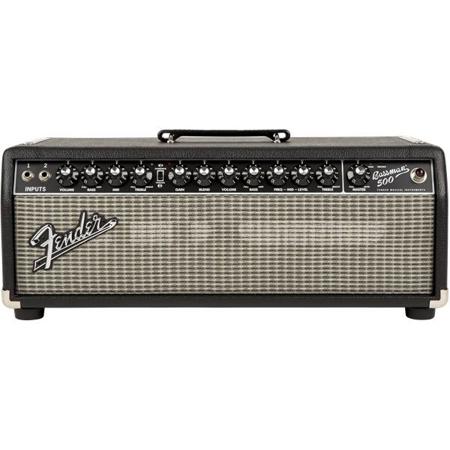 Fender Bassman 500 Head, 120V Amplifier, Black/Silver