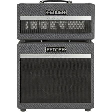 Fender Bassbreaker 15 Amplifier Head 120V, Gray Tweed