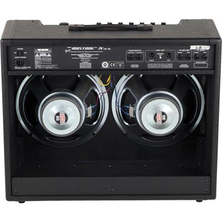 Fender Mustang IV, V.2, 120V Amplifier, Black/Silver