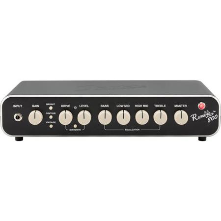 Fender Rumble 800 HD Class-D Amplifier, 120V, Black