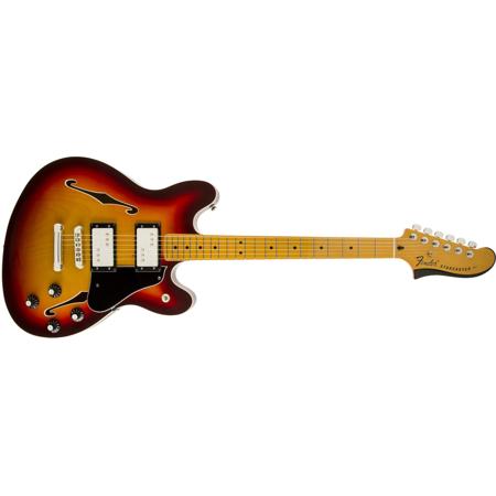 Fender Modern Player Starcaster Electric Guitar, Maple Fingerboard, Aged Cherry