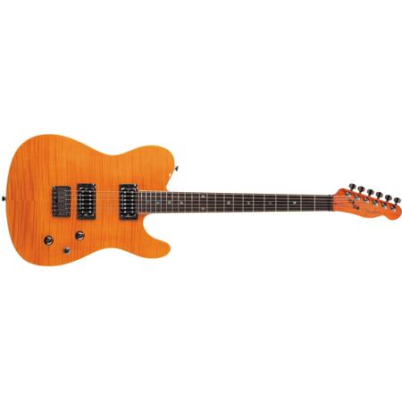 Fender Special Edition Custom Telecaster FMT HH Guitar, Amber