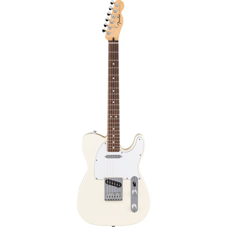 Fender Standard Series Telecaster Electric Guitar, Olympic Fender Standard Series Telecaster Electric Guitar, Olympic