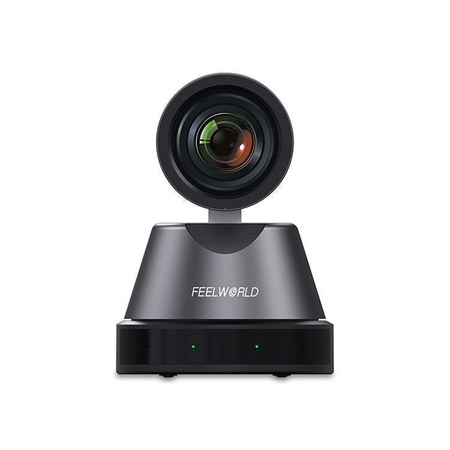 Feelworld 4K12X 8.51M 4K UHD HDMI/USB/POE 12x PTZ Live Streaming Camera, Black