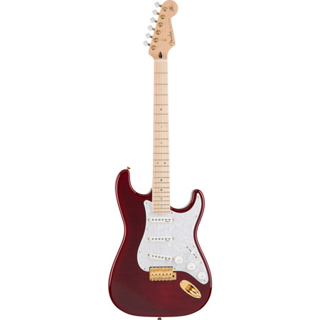 Fender Artist Richie Kotzen Stratocaster Electric Guitar, Transparent Red Burst