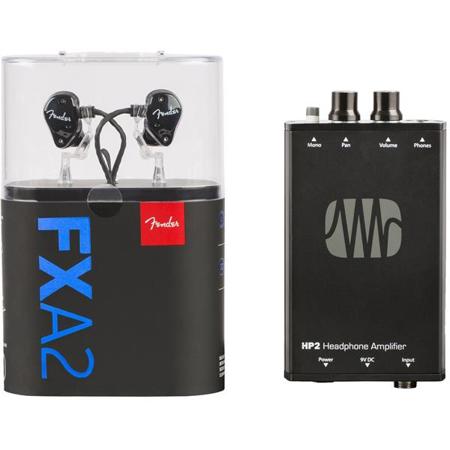 Fender MXA2 Bundle, Includes HP2 Headphones Amplifier & FXA-2 In-Ear Headphones