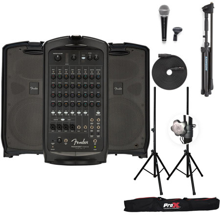 Fender Passport Venue Series 2 600W 10-Channel PA System with Bluetooth /ACC KIT