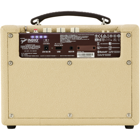 Fender Indio 60W Bluetooth Speaker, Blonde