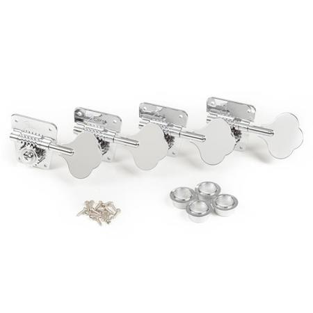 Fender Pure Vintage '70s Bass Tuning Machines, Set of 4, Nickel/Chrome