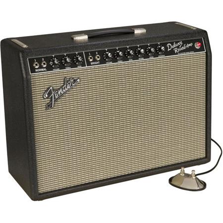 Fender '64 Custom Deluxe Reverb 120V Tube Combo Amplifier, Black