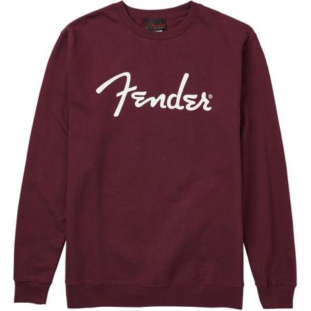 Fender Spaghetti Logo Pullover, Small, Maroon