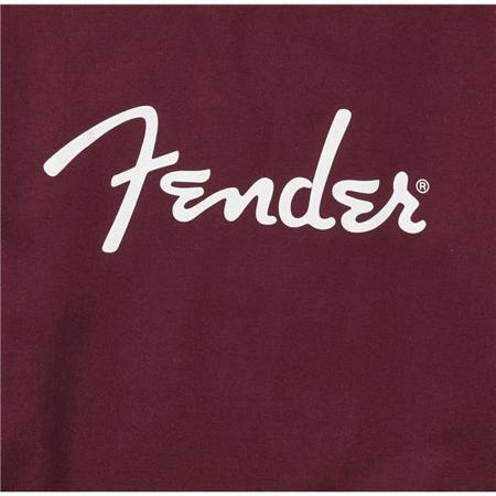 Fender Spaghetti Logo Pullover, Small, Maroon