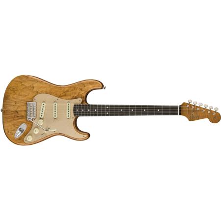 Fender 2018 Artisan Spalted Maple Stratocaster Electric Guitar, Aged Natural