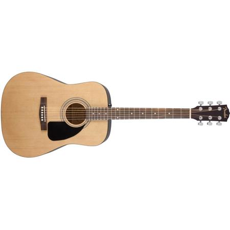 Fender FA-100 Acoustic Guitar with Gig Bag , Rosewood Fingerboard, Natural