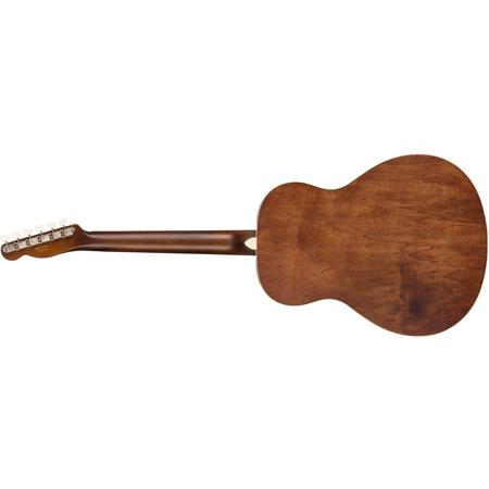 Fender Folk Music Brown Derby Resonator Acoustic Guitar, Rosewood Fingerboard, Brown Stain