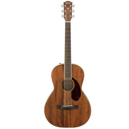 Fender Paramount PM-2 Parlor NE All-Mahogany Acoustic Guitar, Natural