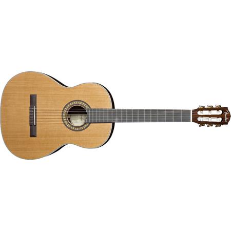 Fender CN-320AS Acoustic Guitar with Case, Rosewood Fingerboard, Natural