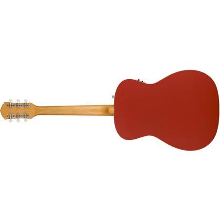 Fender Tim Armstrong Hellcat FSR 6-String Acoustic-Electric Guitar, Ruby Red
