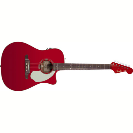 Fender Sonoran SCE Acoustic Electric Guitar Candy Apple Red 0968604009