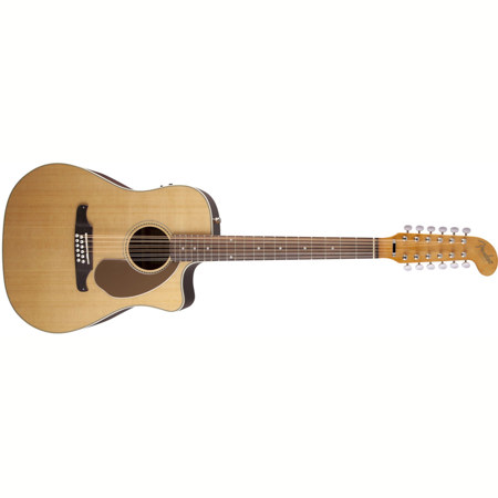 Fender Villager 12 String Acoustic-Electric Guitar, Natural