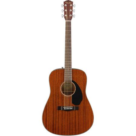 Fender Classic Design CD-60S Dreadnought Acoustic Guitar, All-Mahogany
