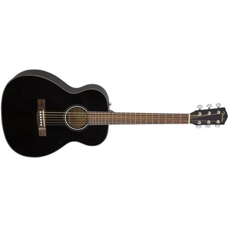 Fender Classic Design CT-60S Solid Spruce Top Acoustic Travel Guitar, Black