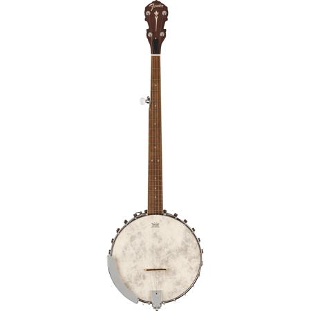 Fender PB-180E Banjo with Gig Bag, Natural
