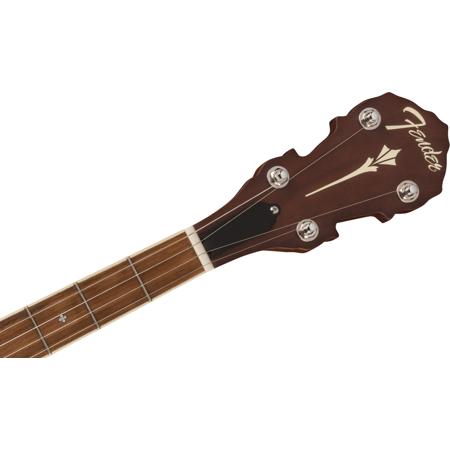 Fender Pb-180e Banjo With Gig Bag, Natural
