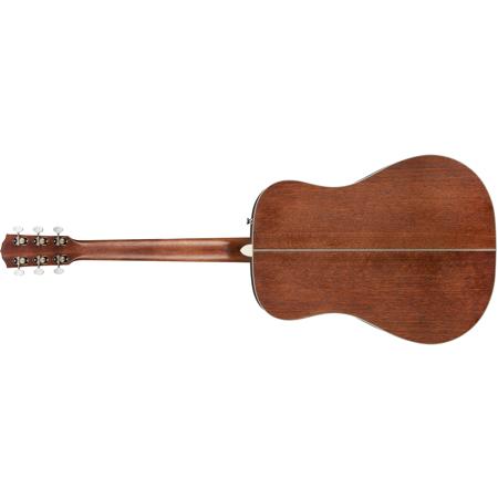 Fender Paramount PM-1 All-Mahogany Acoustic Guitar, Open Pore Satin, Natural