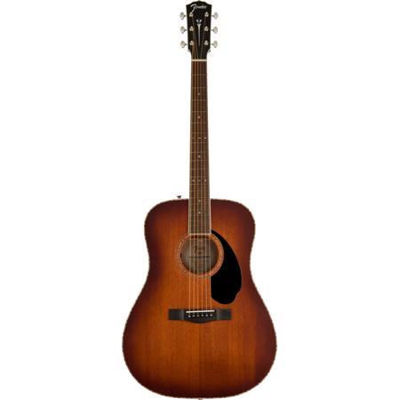 Fender PD-220E Dreadnought Acoustic Guitar, Aged Cognac Burst