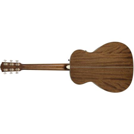Fender Paramount PM-TE Standard Travel Semi-Acoustic Guitar, Natural
