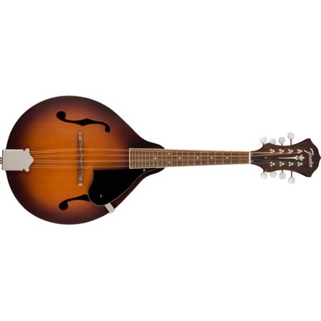 Fender PM-180E 8-String Mandolin with Gig Bag, Aged Cognac Burst