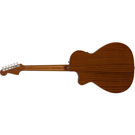 Fender Newporter Classic Semi-Acoustic Guitar with Bag, Cosmic Turquoise